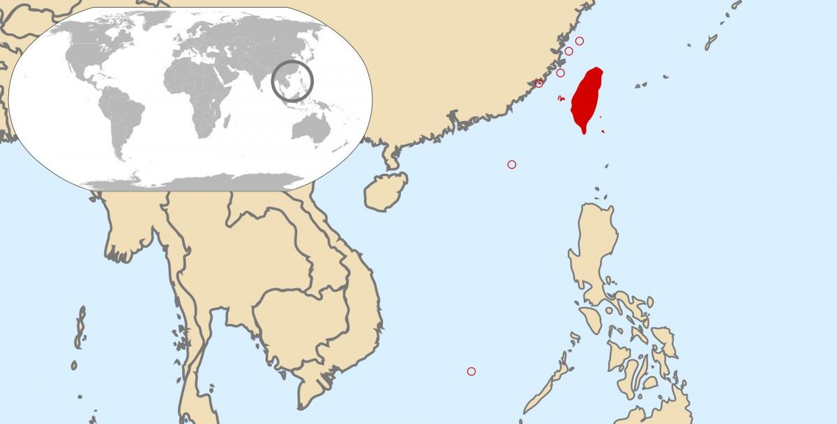 Tayvan küresel harita