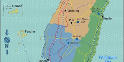 Taipei Tayvan harita konumu