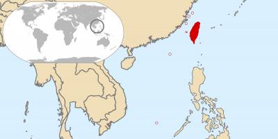 Tayvan küresel harita