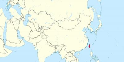 Asya'da Tayvan Haritayı göster 