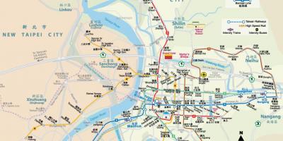 Metro haritası Tayvan